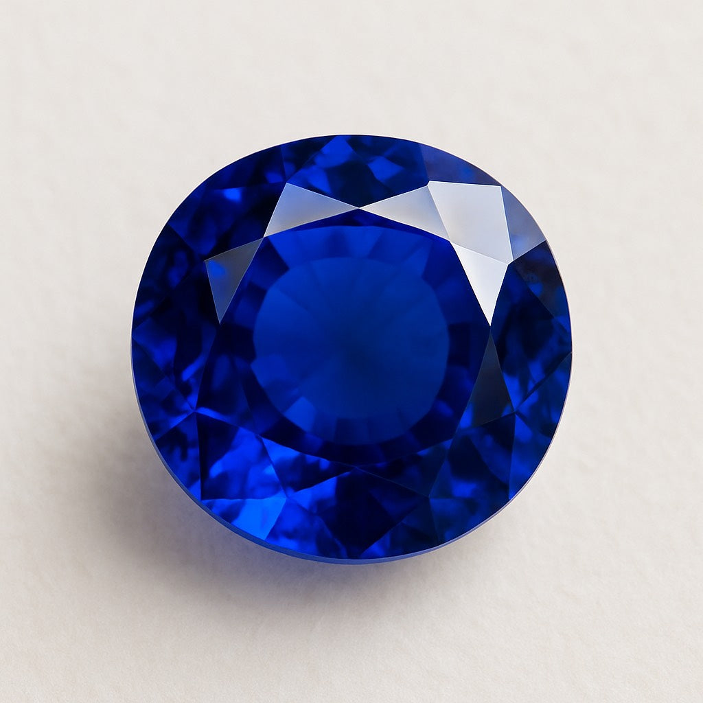 Traditional Ethnic Earrings with Royal Blue Stone